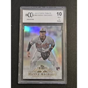 2013 Topps Tribute #93 Manny Machado BCCG 10